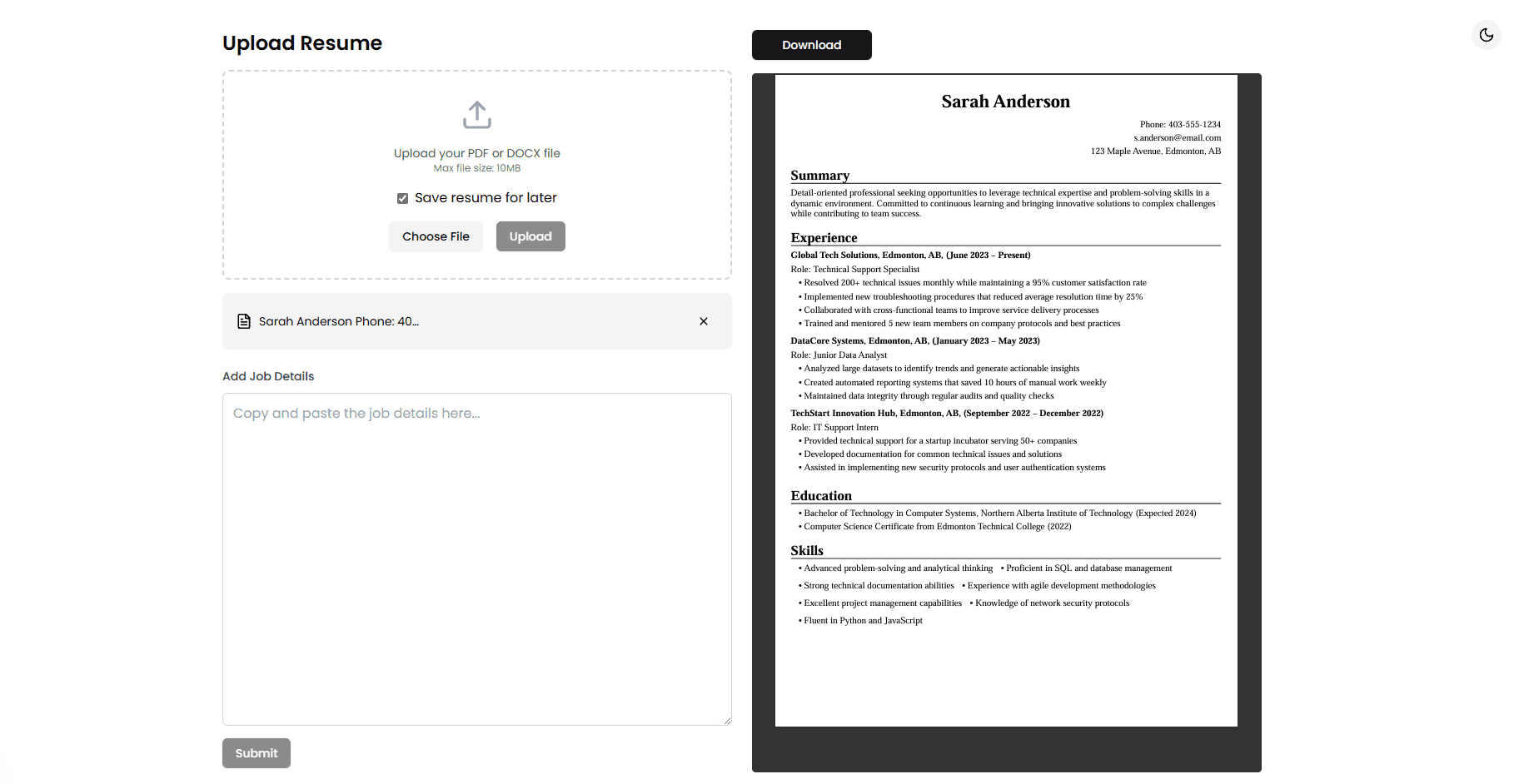App Functionality